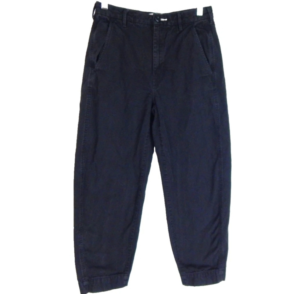 Everlane Curved Canvas Pants Barrel Leg